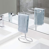 Towel holder, Silver