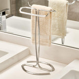 Towel holder, Silver