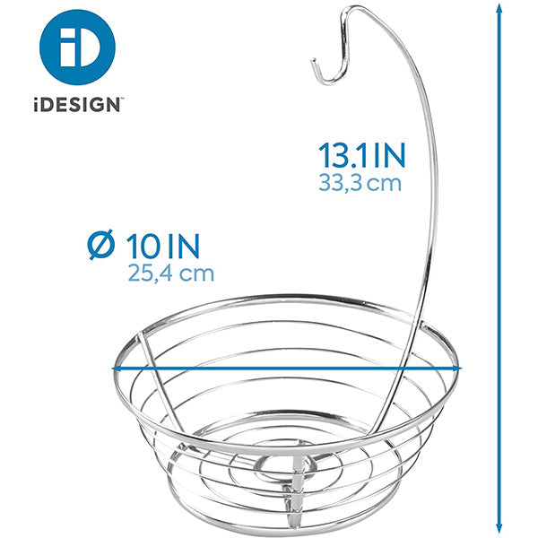 Fruit bowl with banana hook