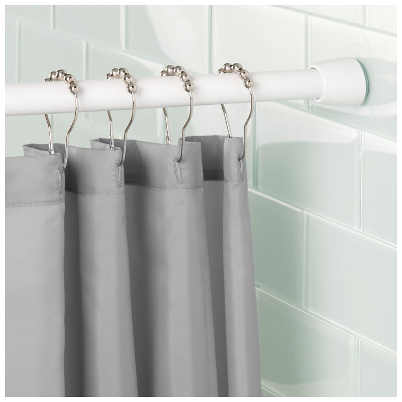 Idesign Cameo Shower Curtain Tension Rod Large - White