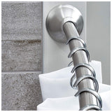 Idesign Curved Shower Bath Works Curved Rod Xl Stainless Steel - Silver