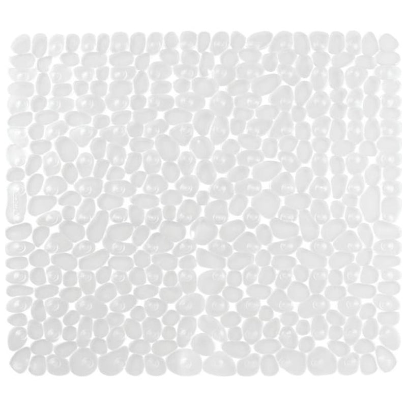 Idesign Pebblz Shower Mat Squr 22X22"   - Clear