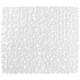 Idesign Pebblz Shower Mat Squr 22X22"   - Clear