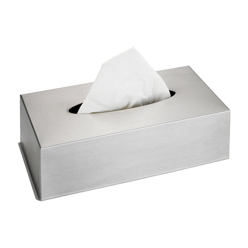 Wenko Stainless Steel Box For Cosmetic Tissues - Silver