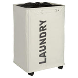 Laundry Bin - Beige , Capacity 11.36 gallon