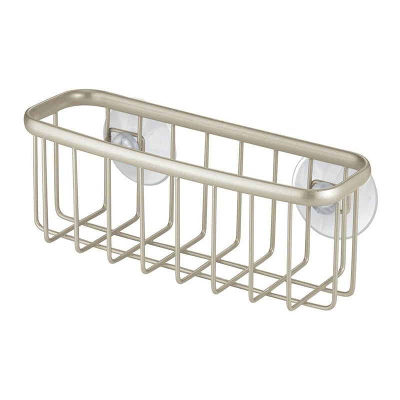 Interdesign Suction Sink Center Satin -Axis - Silver