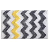 Interdesign Chevron 34X21 Rug -Gray & Yellow