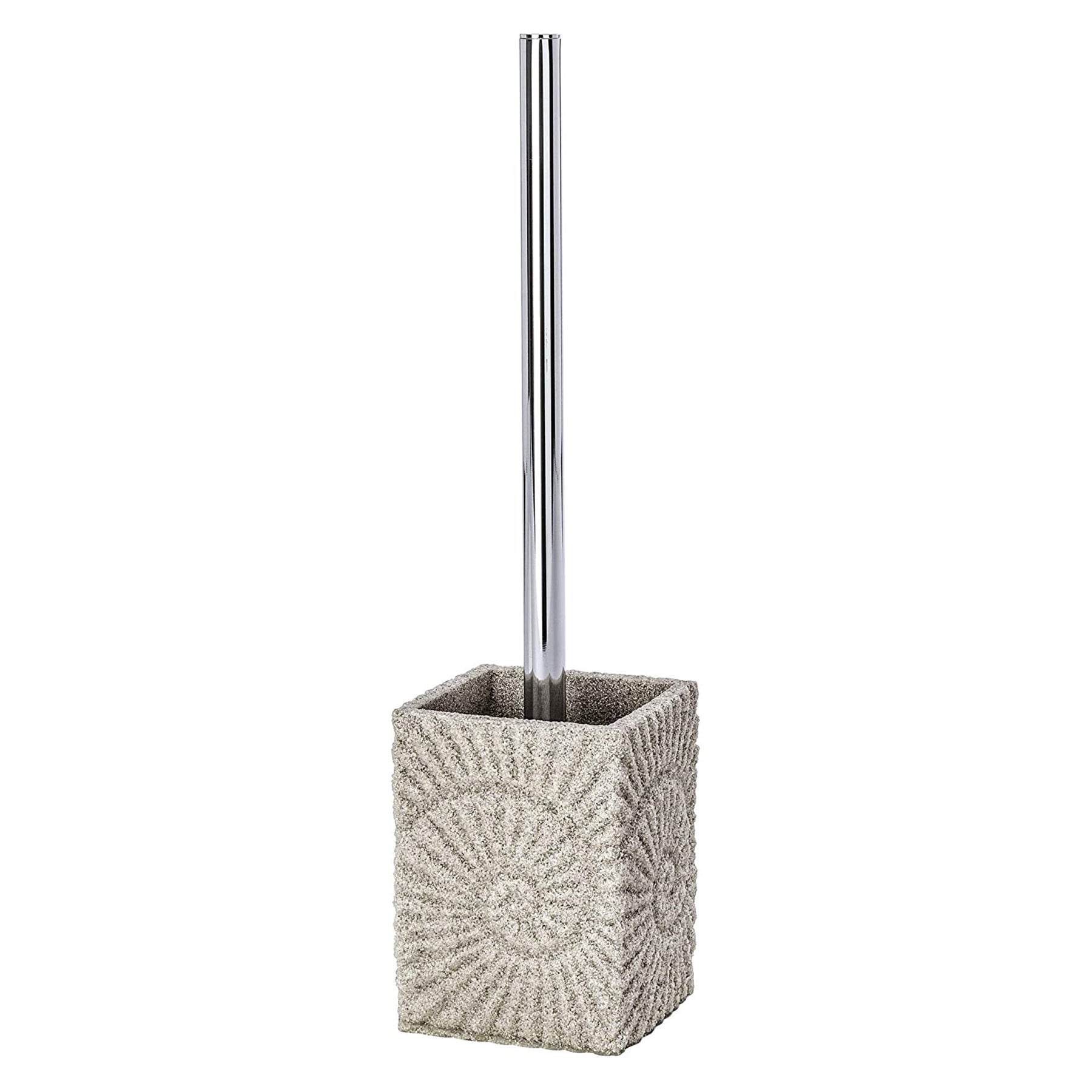 Toilet brush with holder, Beige