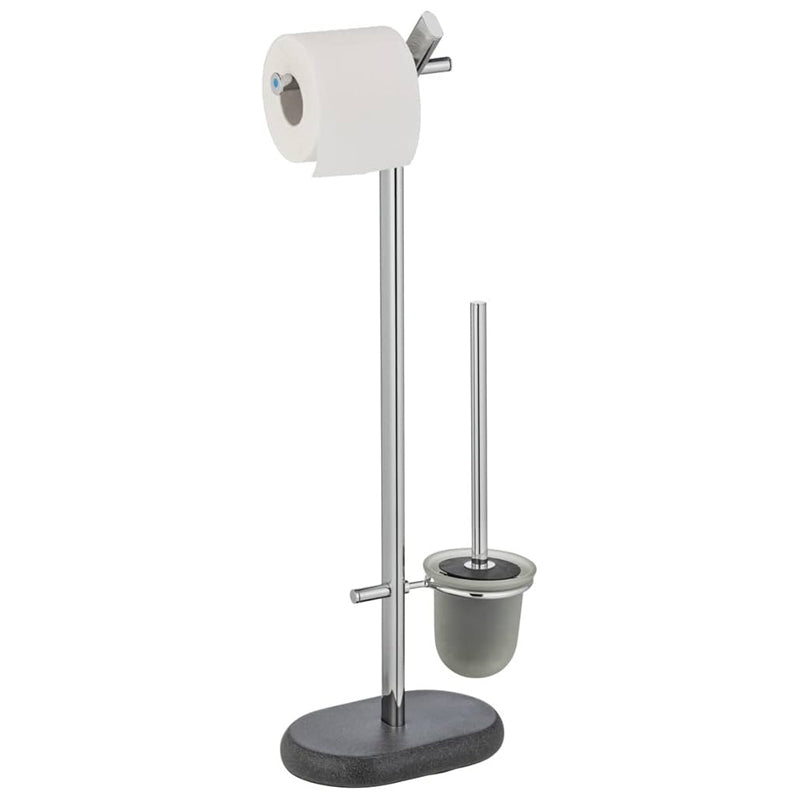 Wenko Puro  Freestanding Toilet Brush  - Silver