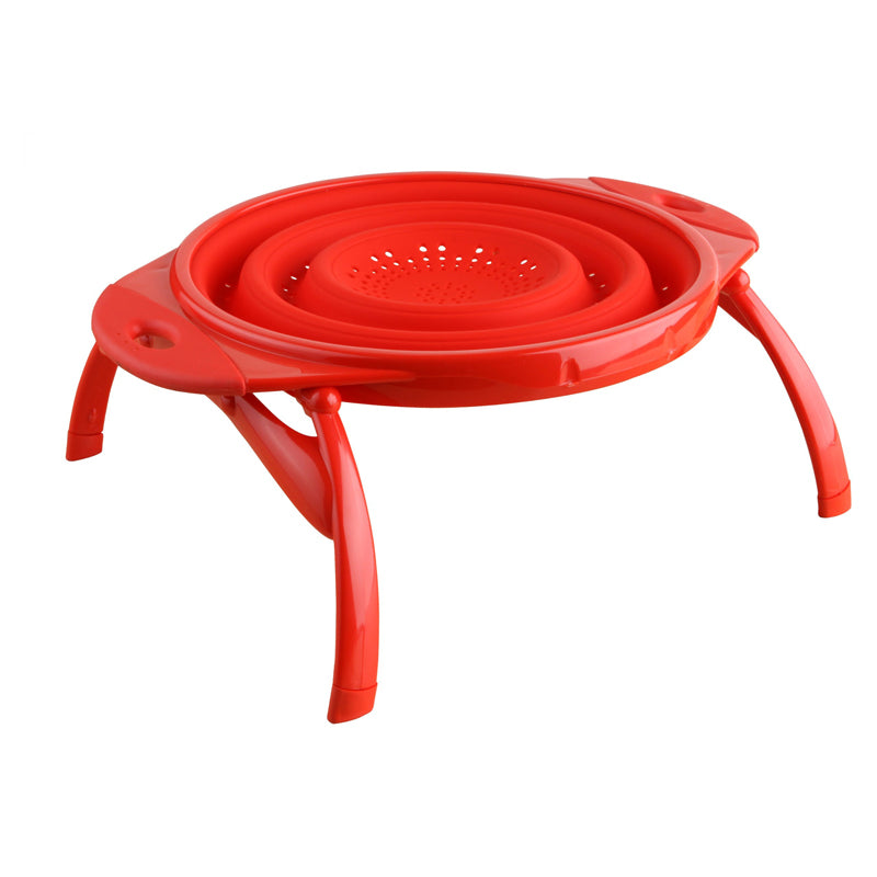Dexas  Pop Collapsible Colander 10"  - Red