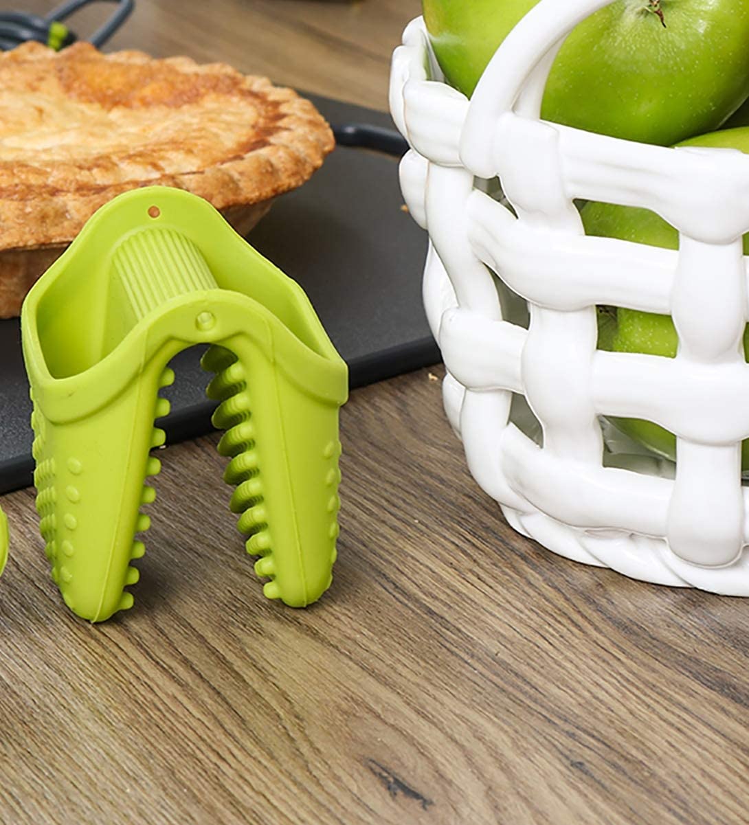 Silicone mini mitt - Green