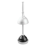 Toilet Bowl Brush and Plunger Holder for Bathroom Storage