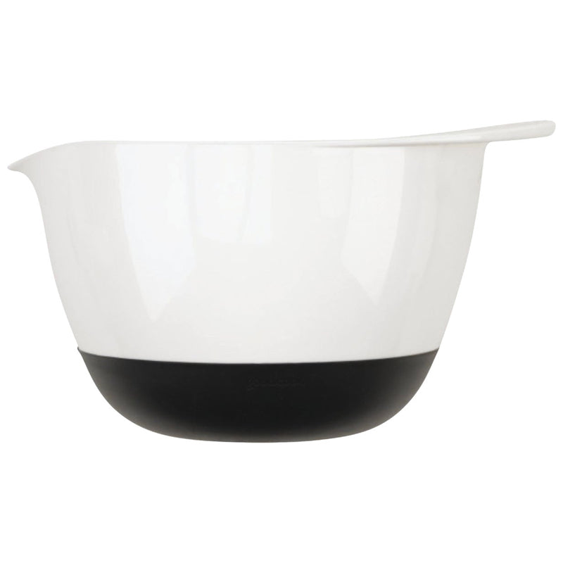 Good Cook Plastic Mixing Bowl 3 Quart-Black&White
