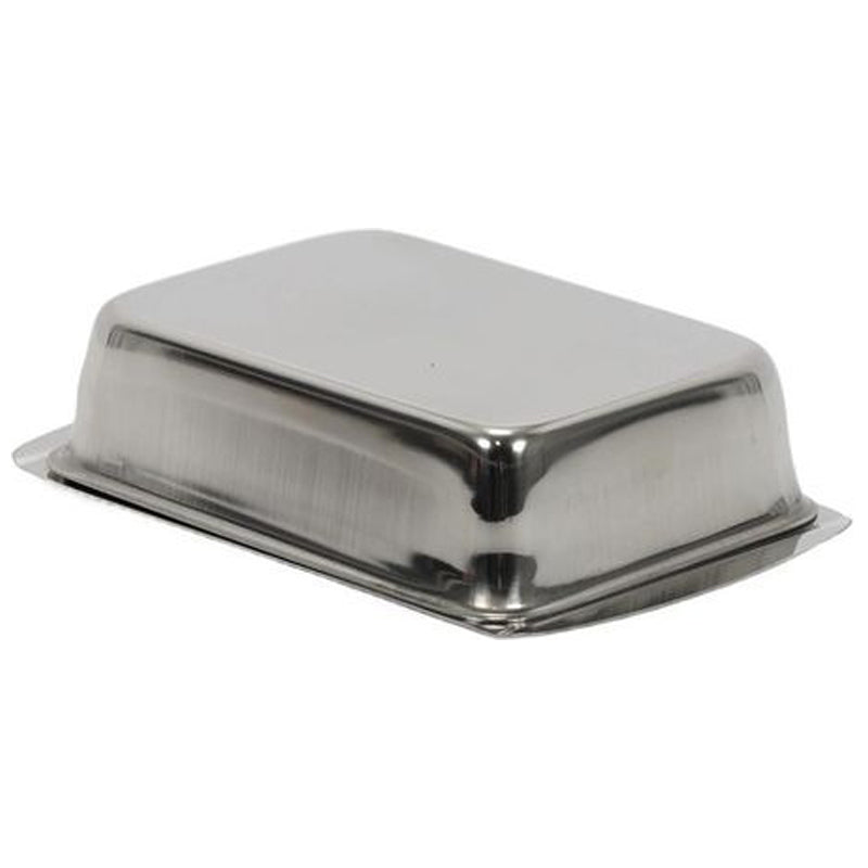 Excellent Houseware Stainless Steel Butter Dish-Silver
