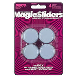 Magic Sliders 84Pc Ultra Hd Self Stick Adhsive Pads 3/8" - Orange