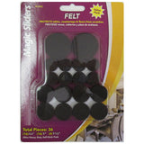 Magic Sliders Ultra Hd Felt Pads 36Pc- Multicolour