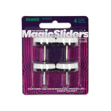 Magic Sliders Silent Nail-On-Plas Chair Glider 7/8"- White
