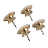 Magic Sliders Swivel Nail-On Glide 1 Inch Brass - Gold