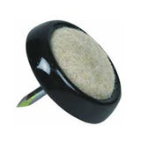 Magic Sliders 4Pc Carpet Base Nail-On Glider 1"- 

 - Brown