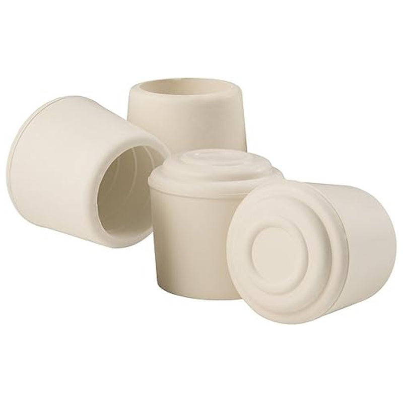Magic Sliders Rubber Leg Tip Sliders 3/4 Inch - White
