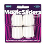 Magic Sliders Rubber Leg Hi-Tip Sliders 1-1/8"- White