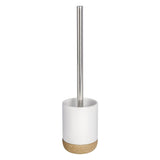 Toilet brush with holder, White