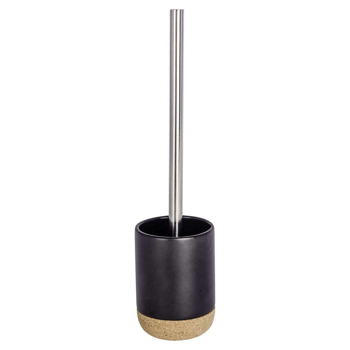 Toilet brush with holder, Black