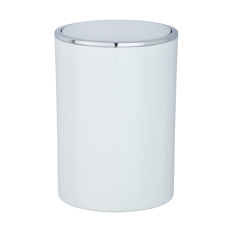 Wenko Swing Cover Bin Inca  - White