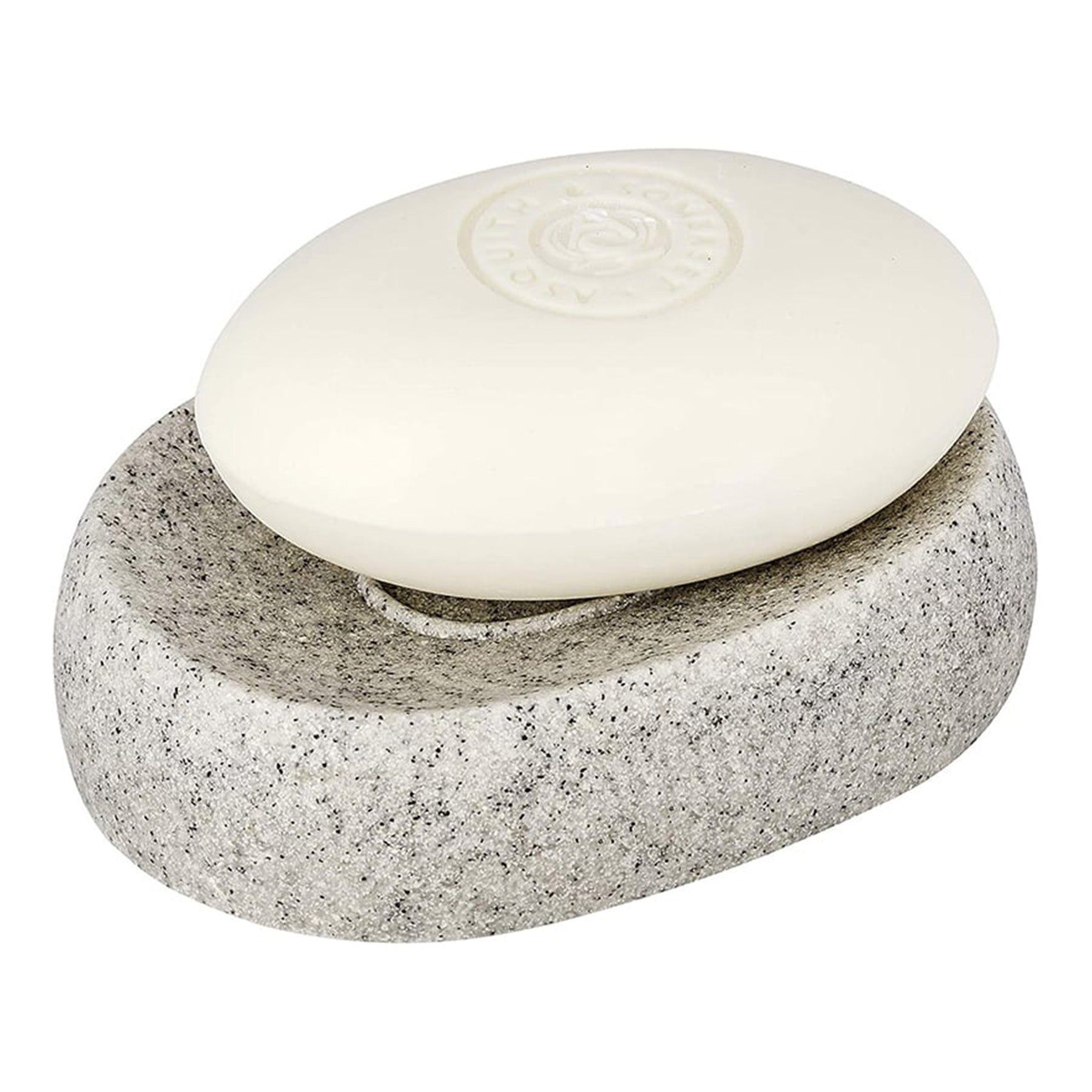 Dish Puro Grey-Soap tray, 8.9 x 12.5 x 3.1 cm