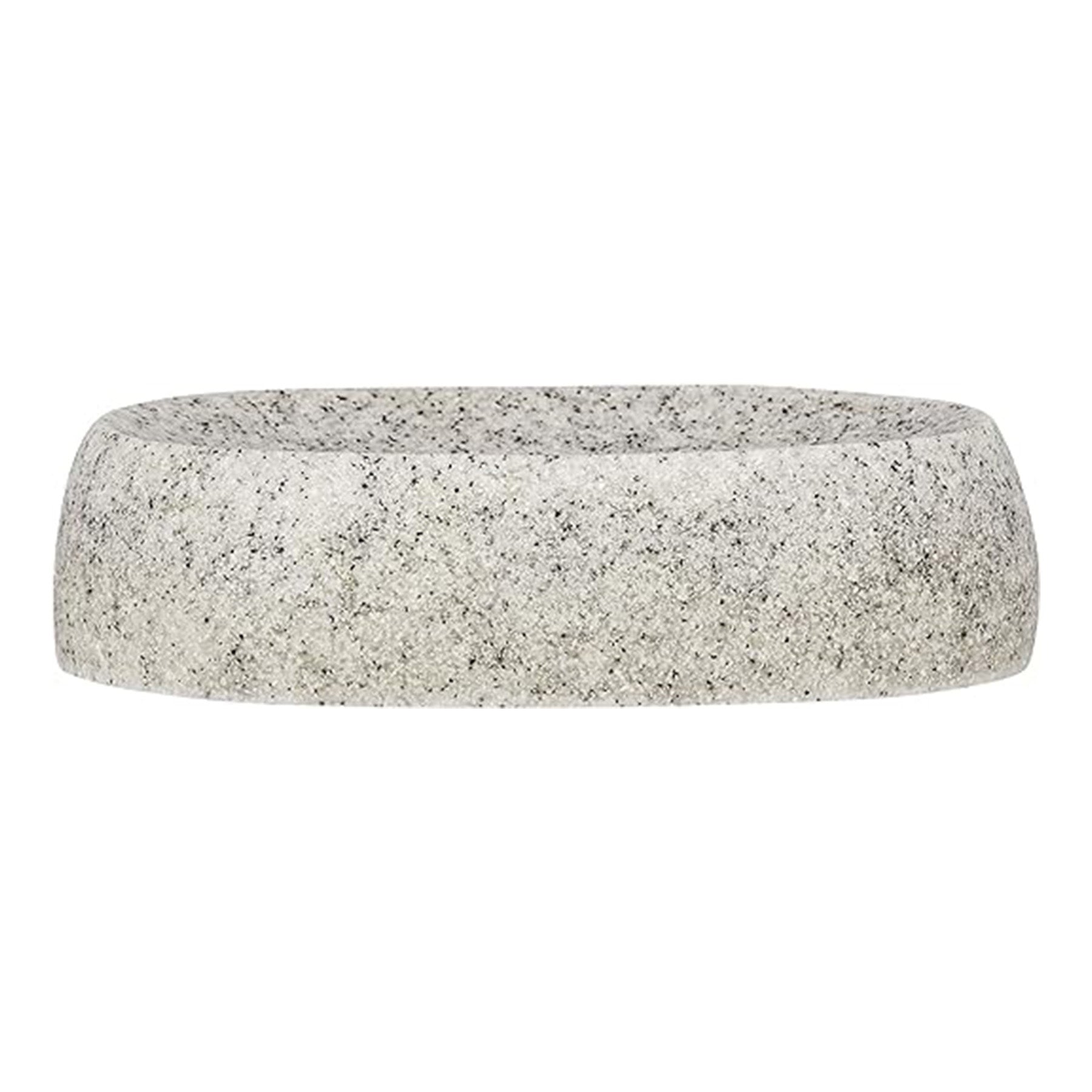 Dish Puro Grey-Soap tray, 8.9 x 12.5 x 3.1 cm