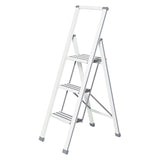 Wenko Step Ladder 3 Step -Aluminum Design - Silver