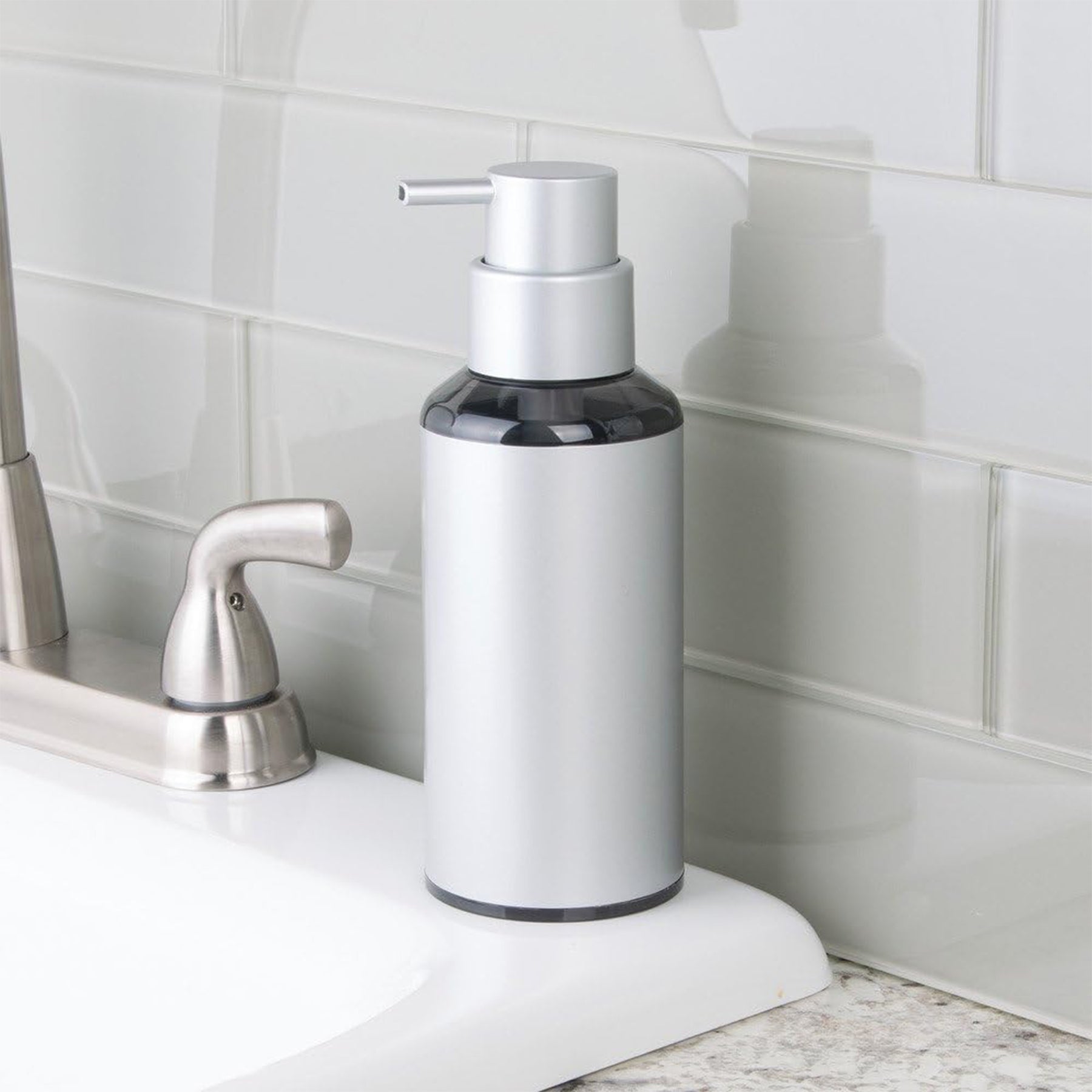 Foaming Soap Dispenser, silver