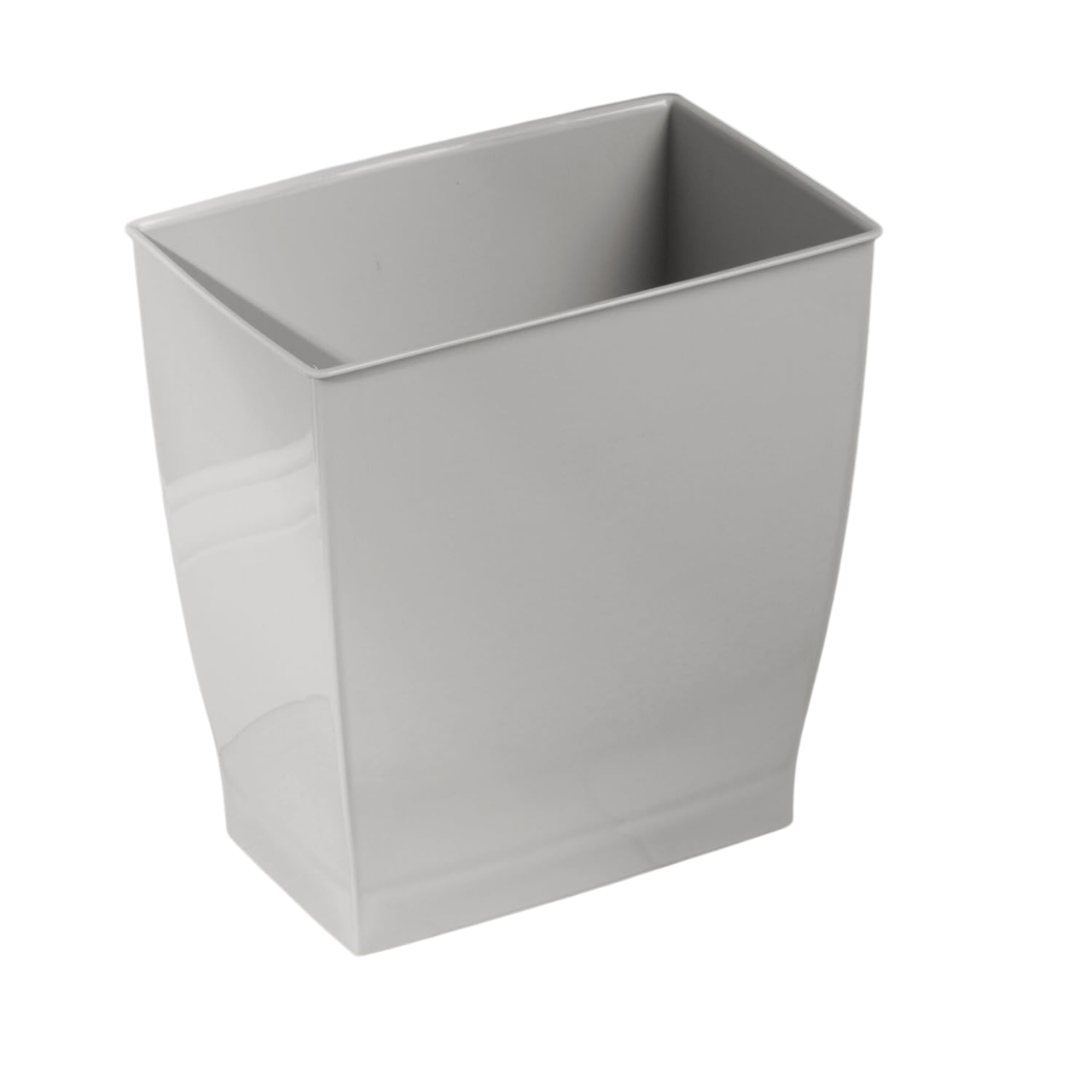 Idesign Mono Rectangular Trash Can -Grey