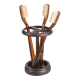 Idesign York Toothbrush Stand - Brown