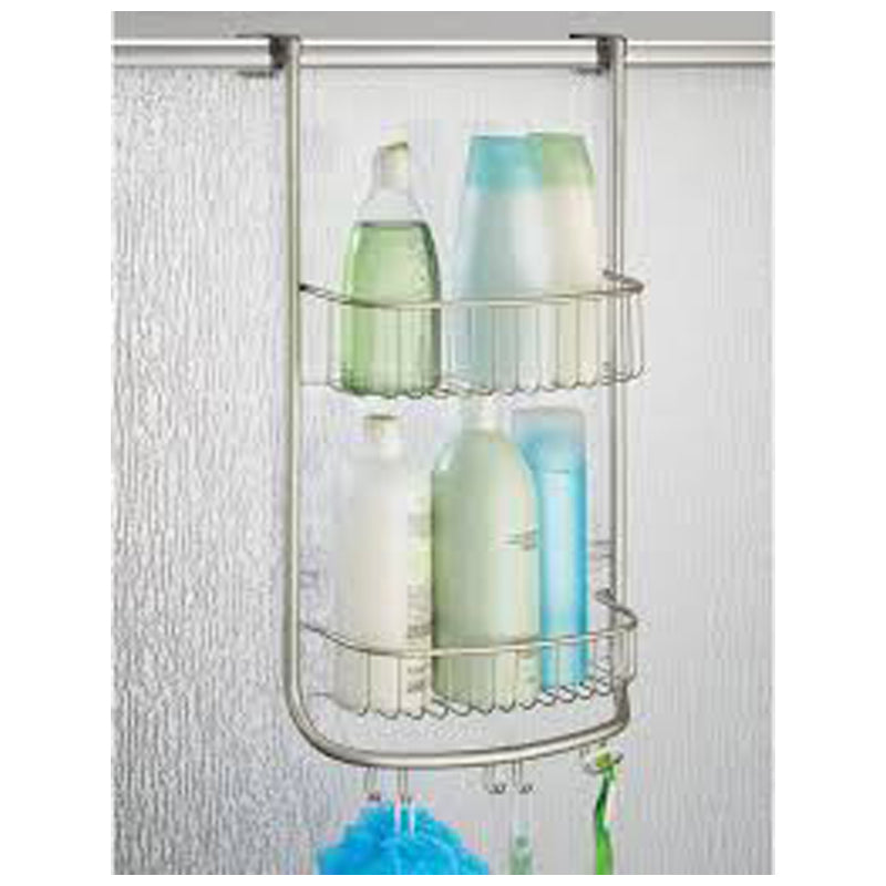 Idesign Over Door Shower Caddy -Forma- Silver