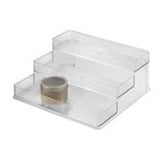 Idesign  3 Tier Stadium Spice Rack Clr -Linus - Transparent