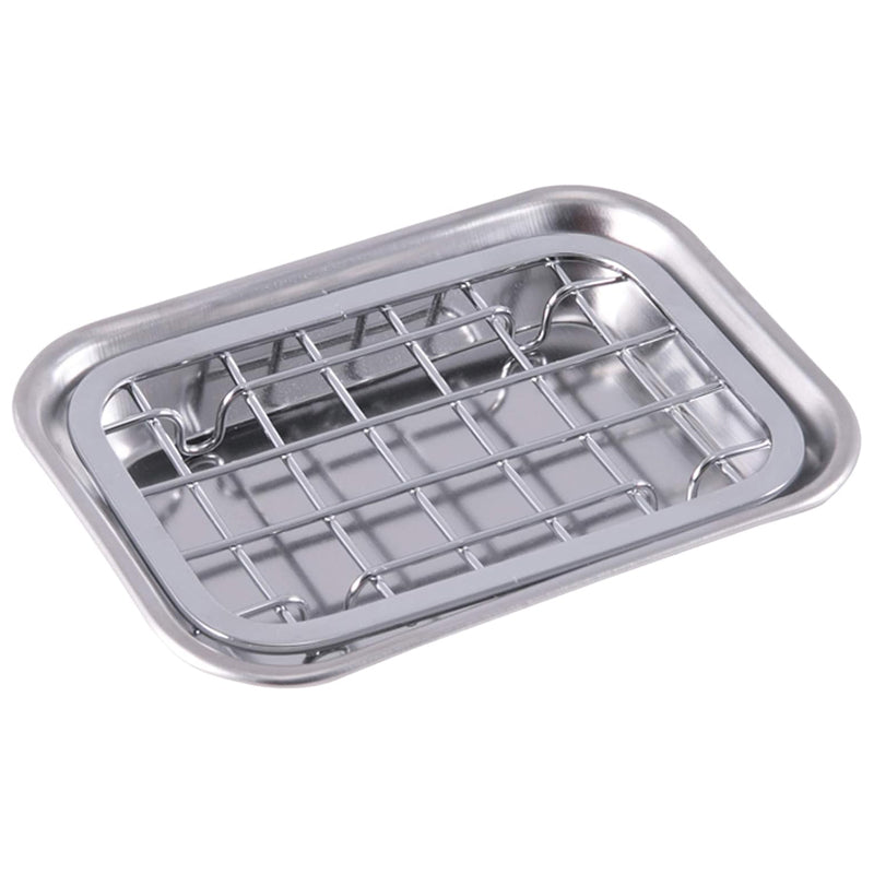 Interdesign Soap Dish 2-Piece - Silver
