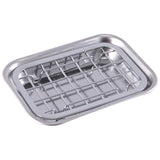 Interdesign Soap Dish 2-Piece - Silver