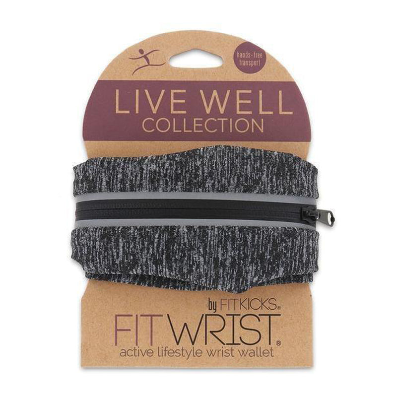 Fitkicks Wrist Wallet Gray
