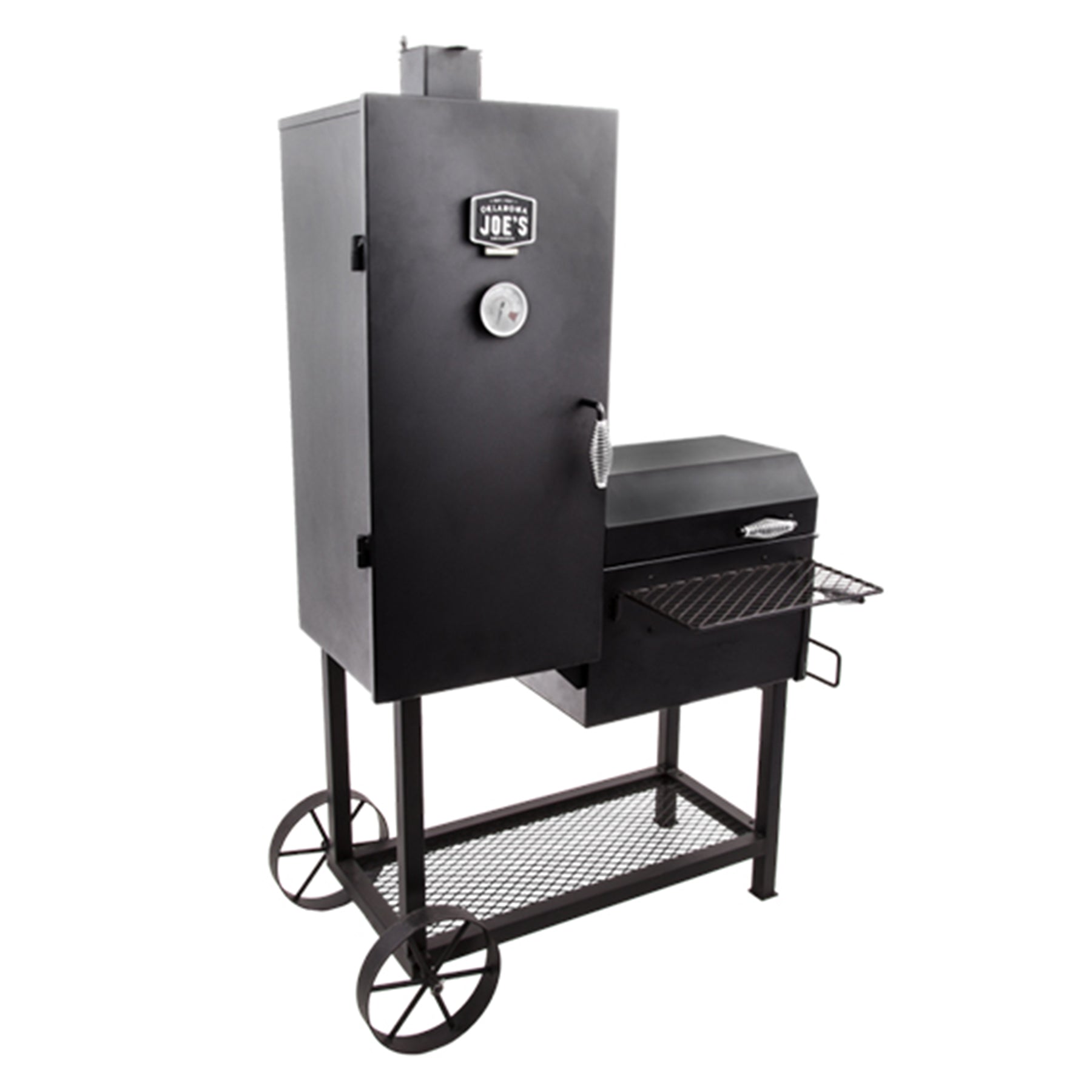 Vertical Offset Smoker Grill - Black