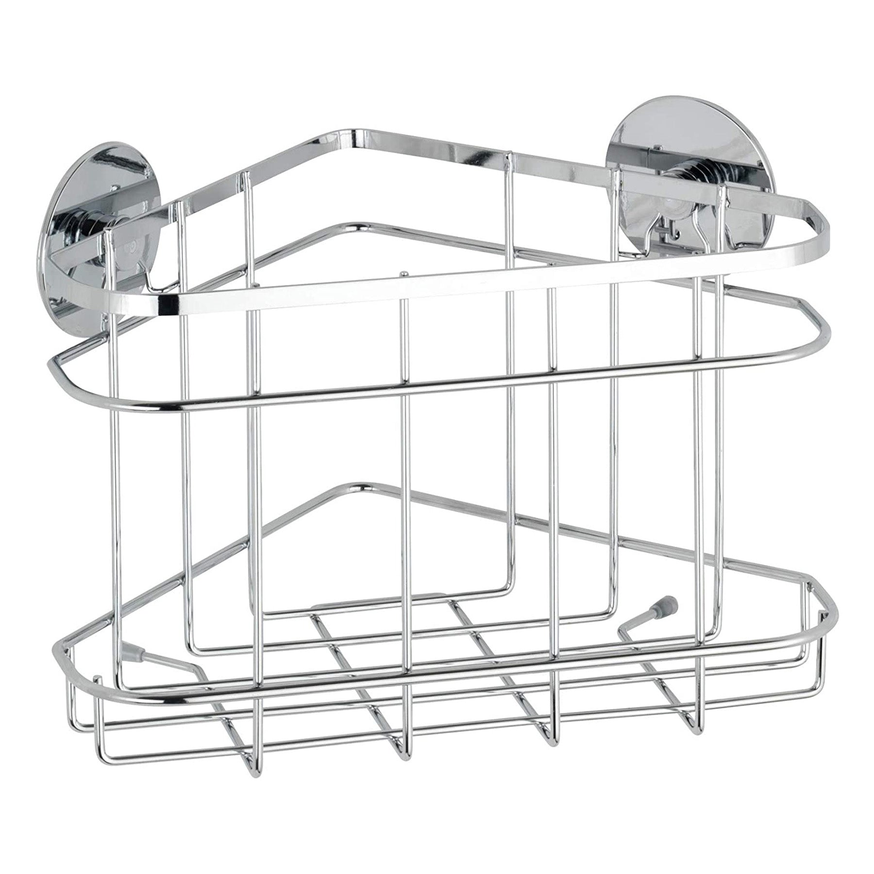 Bathroom Corner Shelf, Silver