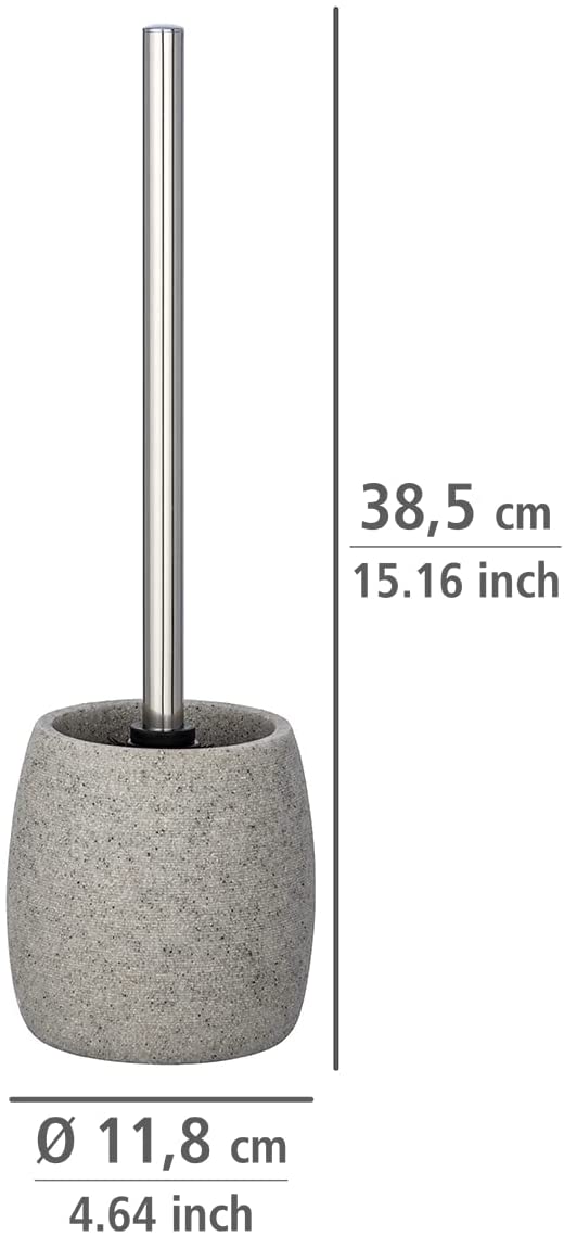 Toilet brush with holder, Beige