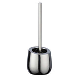 Toilet brush with holder, Silver