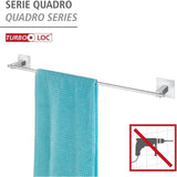 Uno Quadro Stainless Steel Bath Towel Rail