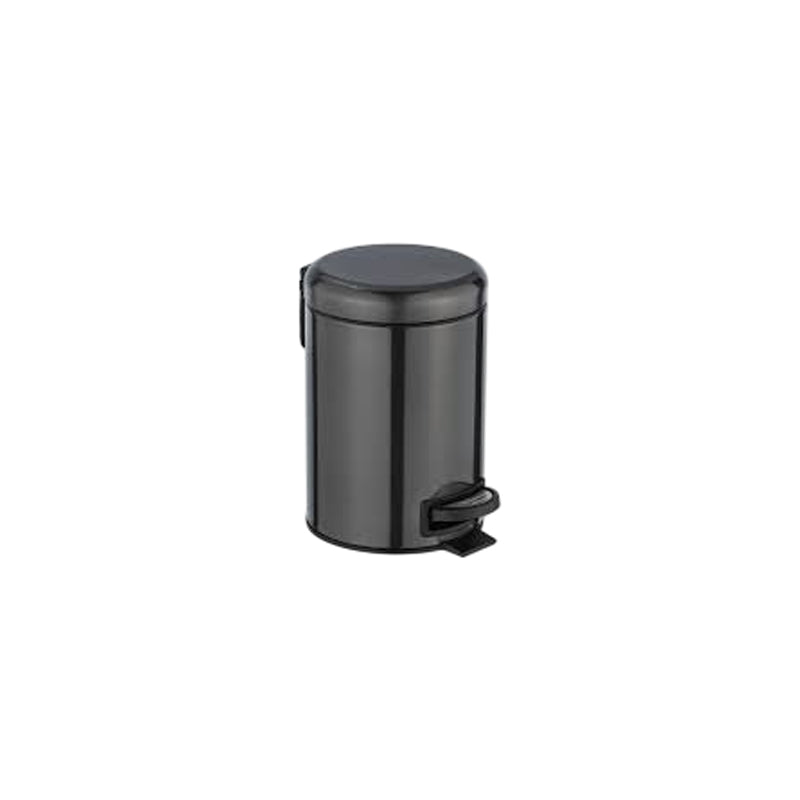 Wenko Pedal Bin Mod. Leman, Stainlless Steel 3Ltr - Black