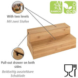 Wenko Bamboo Steps For Coffee& Tea -Brown