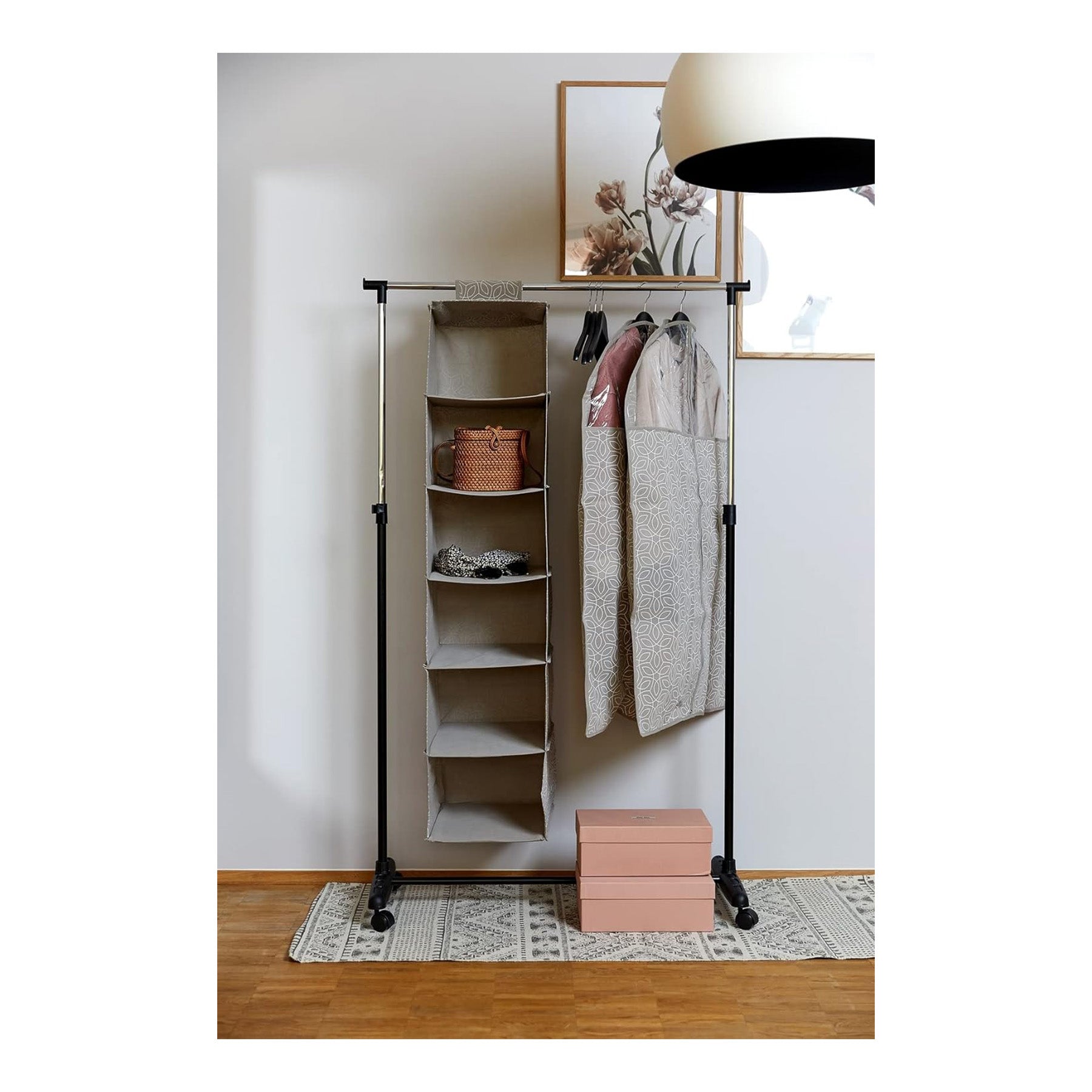 Balance Wardrobe with Wheels