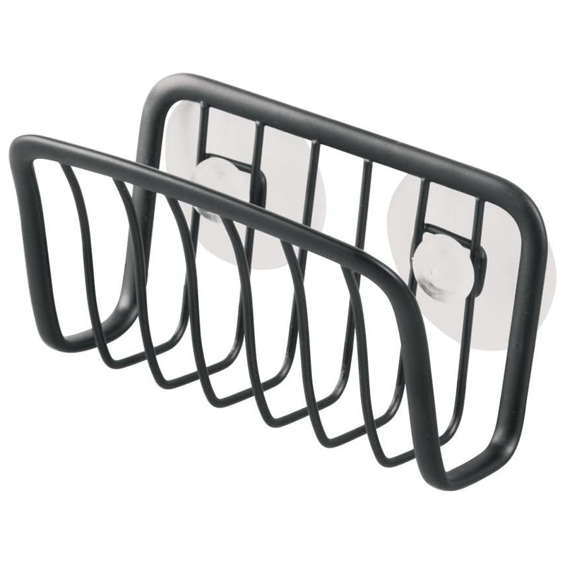 Idesign Axis Suction Sponge Cradle Matte - Black