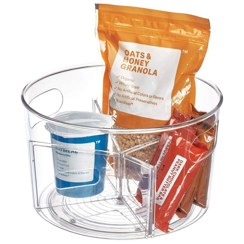 Interdesign Linus Customizable Turntable - Clear