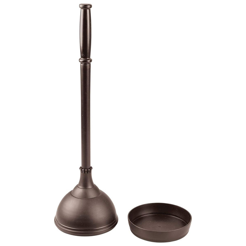 Idesign Kent Plunger Capsule, Bronze -Toilet Plunger